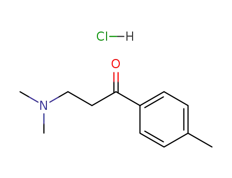 Molecular Structure of 5250-02-2 (3-dimethylamino-1-(4-methoxyphenyl)propan-1-one hydrochloride)