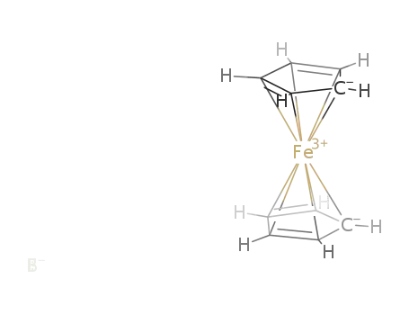 Molecular Structure of 135348-57-1 (ferricenium tetrakis(pentafluorophenyl)borate)