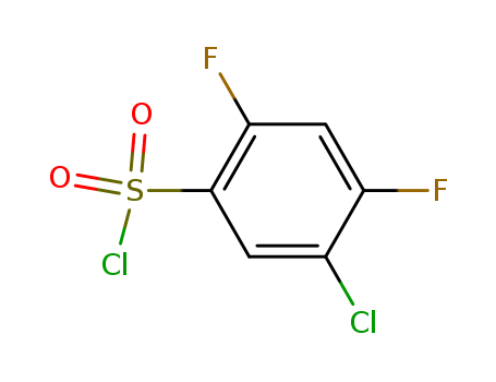 5-Chloro-2,4-Difluorobenzen Sulphonyl Chloride cas no. 13656-57-0 98%