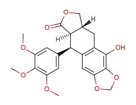 Molecular Structure of 518-29-6 (PELTATIN)