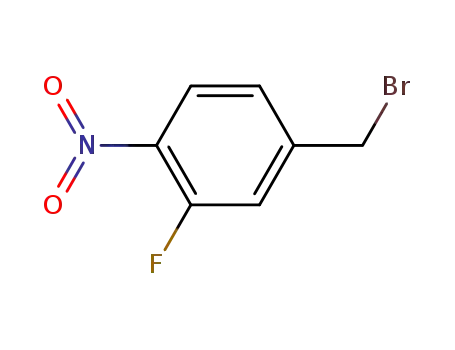 Molecular Structure of 131858-37-2 (3-FLUORO-4-NITROBENZYL BROMIDE)