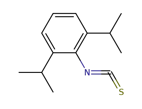 Molecular Structure of 25343-70-8 (2,6-DIISOPROPYLPHENYL ISOTHIOCYANATE)