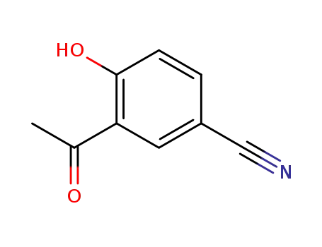 Molecular Structure of 35794-84-4 (2-ACETYL-4-CYANOPHENOL)