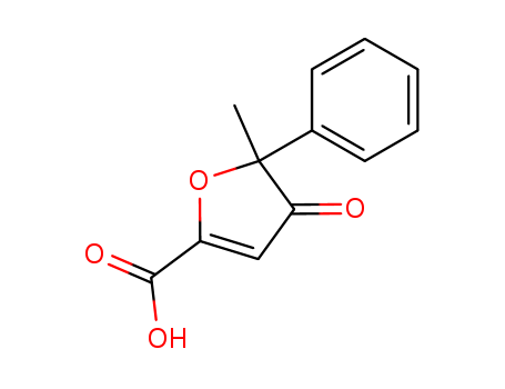 2-Furancarboxylic acid,4,5-dihydro-5-methyl-4-oxo-5-phenyl-