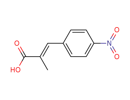 2-Propenoic acid, 2-methyl-3-(4-nitrophenyl)-, (E)-