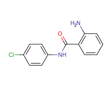 Molecular Structure of 4943-86-6 (2-AMINO-N-(4-CHLORO-PHENYL)-BENZAMIDE)