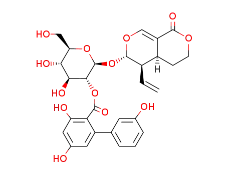 [2-[(4-ethenyl-8-oxo-4,4a,5,6-tetrahydro-3H-pyrano[3,4-c]pyran-3-yl)oxy]-4,5-dihydroxy-6-(hydroxymethyl)oxan-3-yl] 2,4-dihydroxy-6-(3-hydroxyphenyl)benzoate
