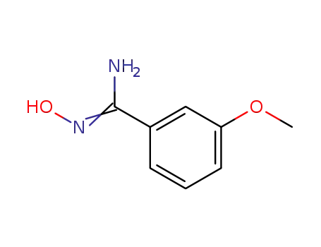 Molecular Structure of 73647-50-4 (N-HYDROXY-3-METHOXY-BENZAMIDINE)