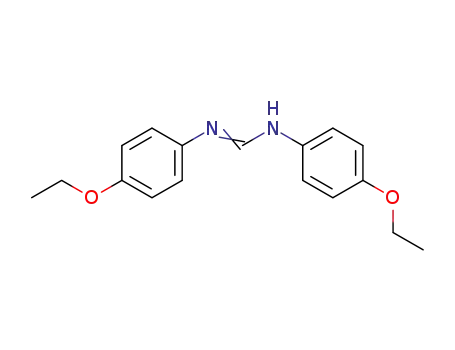 Molecular Structure of 47174-66-3 (Methanimidamide, N,N'-bis(4-ethoxyphenyl)-)