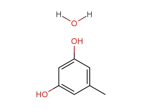 Molecular Structure of 6153-39-5 (Orcinol monohydrate)