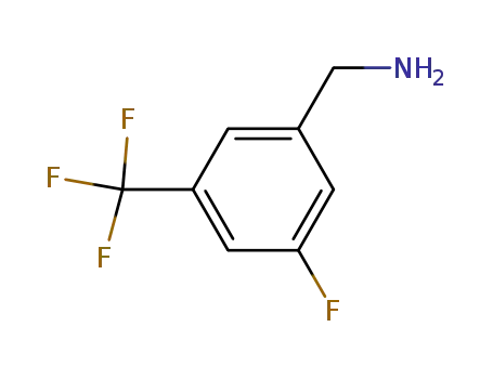 Molecular Structure of 150517-77-4 (3-FLUORO-5-(TRIFLUOROMETHYL)BENZYLAMINE)