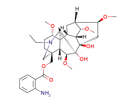 Molecular Structure of 22413-78-1 (ANTHRANOYLLYCOCTONINE)