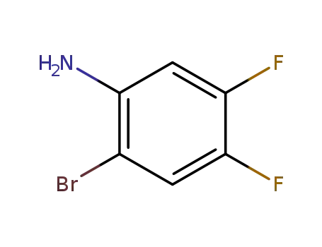 Molecular Structure of 64695-79-0 (2-BROMO-4,5-DIFLUOROANILINE)