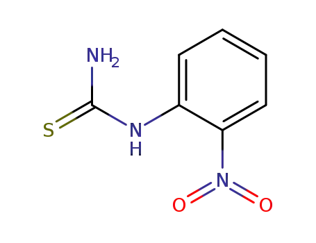 Molecular Structure of 51039-84-0 (1-(2-NITROPHENYL)-2-THIOUREA)