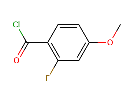 Molecular Structure of 321-24-4 (2-Fluoro-4-methoxybenzoic acid)