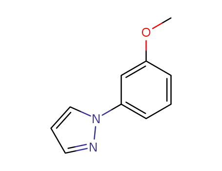 Molecular Structure of 613686-10-5 (1H-Pyrazole, 1-(3-methoxyphenyl)-)