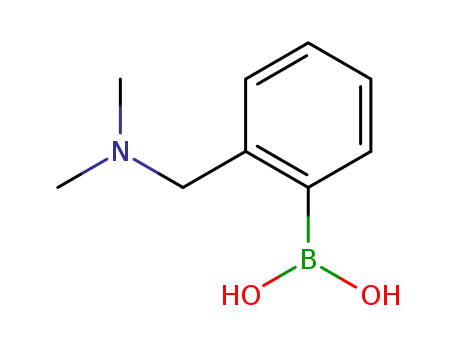 Molecular Structure of 85107-53-5 (2-(N,N-DIMETHYLAMINOMETHYL)PHENYLBORONIC ACID)