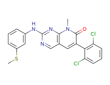 6-(2,6-Dichlorophenyl)-8-methyl-2-[[3-(methylthio)phenyl]amino]pyrido[2,3-d]pyrimidin-7(8H)-one