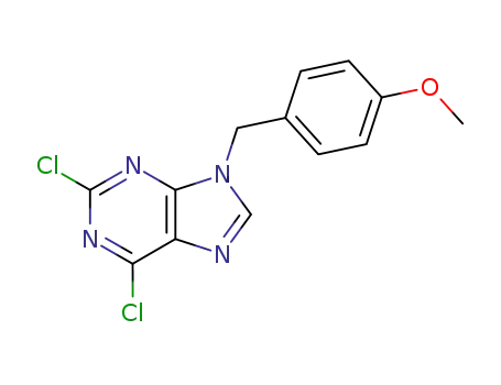 9H-Purine, 2,6-dichloro-9-[(4-methoxyphenyl)methyl]-
