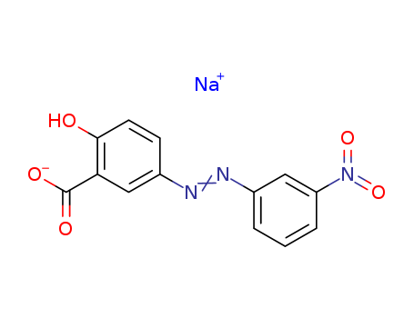 Benzoic acid,2-hydroxy-5-[2-(3-nitrophenyl)diazenyl]-, sodium salt (1:1)(584-42-9)