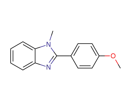 Molecular Structure of 2620-82-8 (1H-Benzimidazole, 2-(4-methoxyphenyl)-1-methyl-)