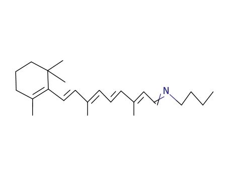 Molecular Structure of 36076-04-7 (N-retinylidene-n-butylamine)