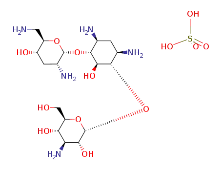 Molecular Structure of 79645-27-5 (Tobramycin sulfate)