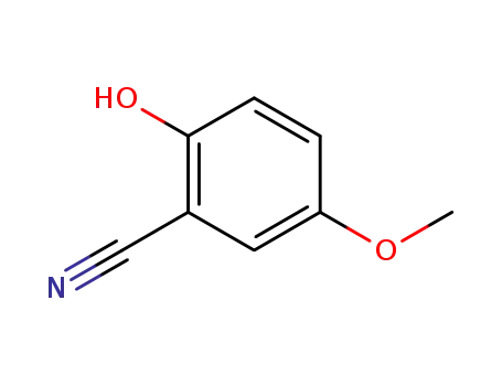 Molecular Structure of 39900-63-5 (2-Hydroxy-5-methoxybenzonitrile)