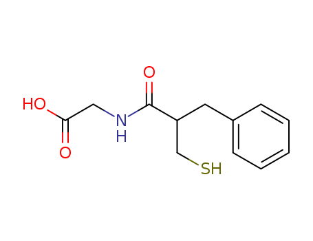 Glycine,N-[2-(mercaptomethyl)-1-oxo-3-phenylpropyl]-