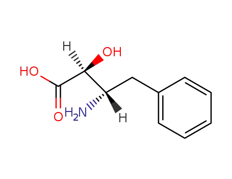 Molecular Structure of 62023-62-5 ((2S,3S)-3-AMINO-2-HYDROXY-4-PHENYL-BUTYRIC ACID)