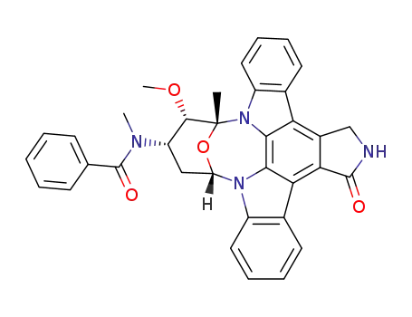 Benzamide,N-[(9S,10R,11R,13R)-2,3,10,11,12,13-hexahydro-10-methoxy-9-methyl-1-oxo-9,13-epoxy-1H,9H-diindolo[1,2,3-gh:3',2',1'-lm]pyrrolo[3,4-j][1,7]benzodiazonin-11-yl]-N-methyl-