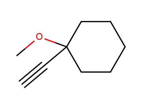 Molecular Structure of 5240-36-8 (Cyclohexane, 1-ethynyl-1-methoxy-)