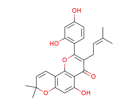 Molecular Structure of 62596-29-6 (Morusin)