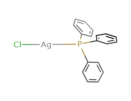 Molecular Structure of 52495-09-7 (Silver, chloro(triphenylphosphine)-)