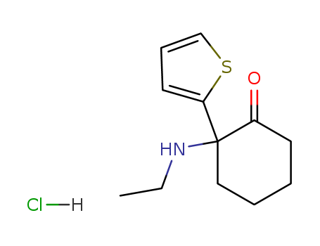 14176-50-2,TILETAMINE HYDROCHLORIDE (200 MG),Cyclohexanone,2-(ethylamino)-2-(2-thienyl)-, hydrochloride (8CI,9CI);2-(Ethylamino)-2-(2-thienyl)cyclohexanonehydrochloride;CI 634;CL 399;CN 54521-2;NSC 167740;Tiletamin hydrochloride;Tiletamine hydrochloride;