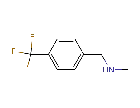 Molecular Structure of 90390-11-7 (N-METHYL-N-[4-(TRIFLUOROMETHYL)BENZYL]AMINE)