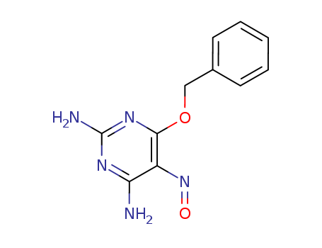 2,4-Pyrimidinediamine,5-nitroso-6-(phenylmethoxy)-