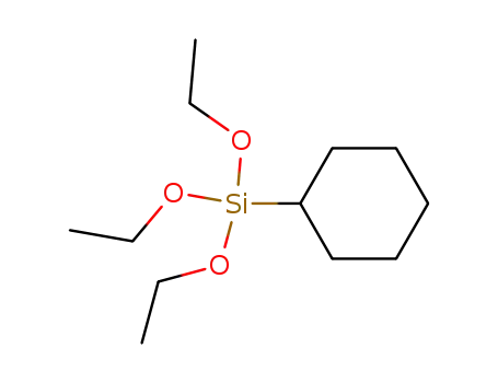 Molecular Structure of 18151-84-3 ((TRIETHOXYSILYL)CYCLOHEXANE  98)