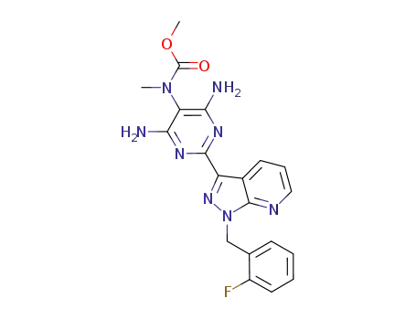 Molecular Structure of 625115-55-1 (Riociguat)
