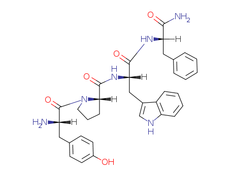 (2S)-1-[(2S)-2-amino-3-(4-hydroxyphenyl)propanoyl]-N-[(2S)-1-[[(2S)-1-amino-1-oxo-3-phenylpropan-2-yl]amino]-3-(1H-indol-3-yl)-1-oxopropan-2-yl]pyrrolidine-2-carboxamide