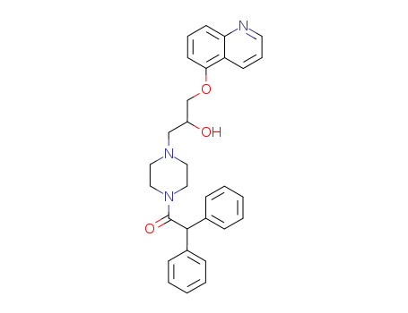 129716-58-1,dofequidar,1-Piperazineethanol,4-(diphenylacetyl)-a-[(5-quinolinyloxy)methyl]- (9CI); 1-[4-[2-Hydroxy-3-(5-quinolyloxy)propyl]piperazin-1-yl]-2,2-diphenylethan-1-one;Dofequidar