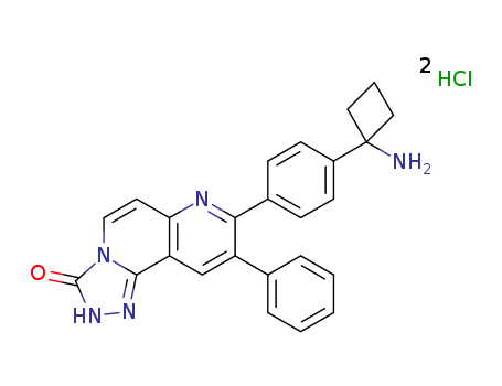 8-[4-(1-Aminocyclobutyl)phenyl]-9-phenyl-1,2,4-triazolo[3,4-f][1,6]naphthyridin-3(2H)-one dihydrochloride MK-2206 Dihydrochloride