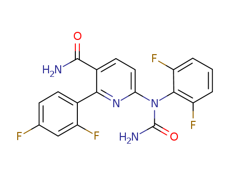 6-[(Aminocarbonyl)(2,6-difluorophenyl)amino]-2-(2,4-difluorophenyl)-3-pyridinecarboxamide