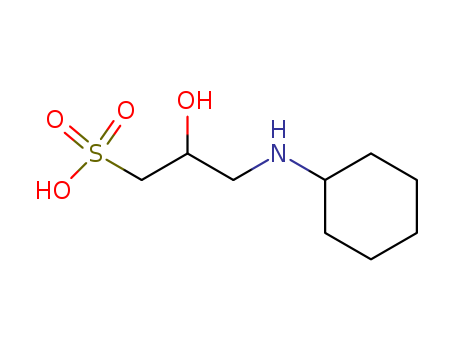 73463-39-5   ; 3-(cyclohexylamino)-2-hydroxy-1-propanesuhicic acid (CAPSO)