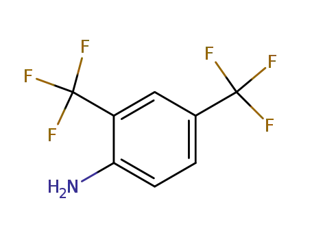 Molecular Structure of 367-71-5 (2,4-BIS(TRIFLUOROMETHYL)ANILINE)
