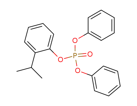 Molecular Structure of 64532-94-1 (Phosphoric acid, 2-(1-methylethyl)phenyl diphenyl ester)