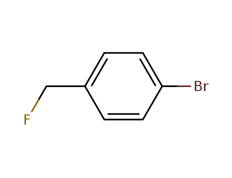 Molecular Structure of 459-49-4 (1-BroMo-4-(fluoroMethyl)-benzene)