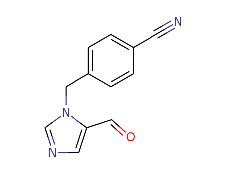 4-((5-formyl-1H-imidazol-1-yl)methyl)benzonitrile