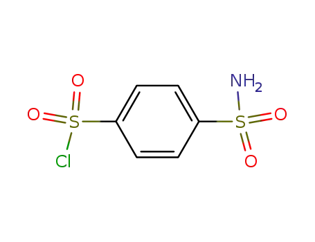 Molecular Structure of 46249-41-6 (4-(AMINOSULFONYL)BENZENESULFONYL CHLORIDE)