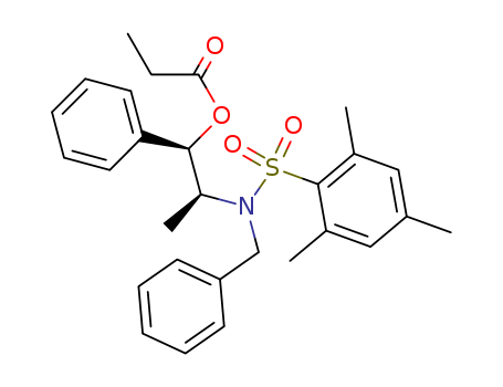 (1R,2S)-2-[N-Benzyl-N-(Mesitylenesulfonyl)aMino]-1-phenylpropyl Propionate [Reagent for anti-selective asyMMetric aldol reaction]